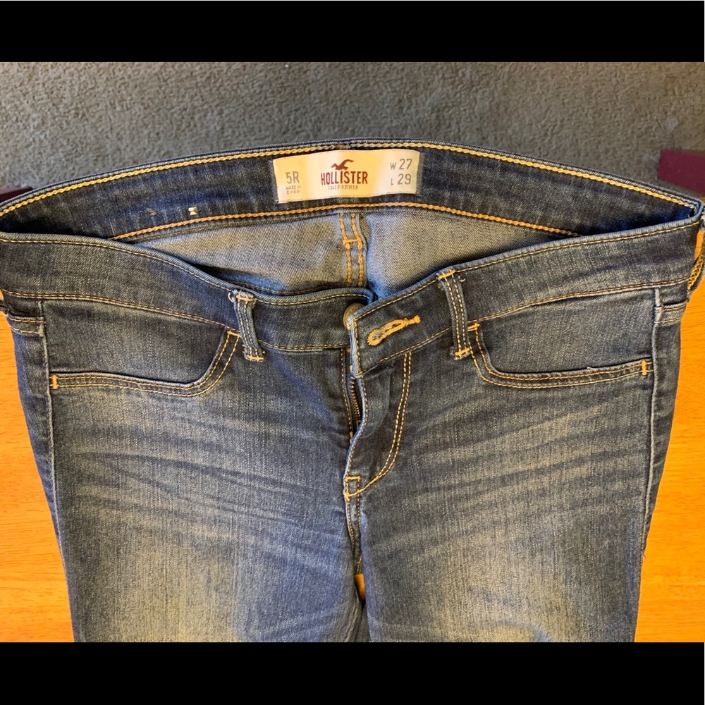 Hollister Skinny Jeans Medium Blue Denim